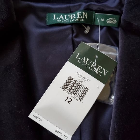 Sold.Lauren Ralph Lauren velvet blazer - Picture 6 of 6